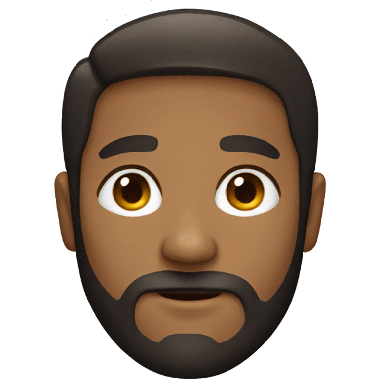 Light Brown man with beard and dark hair  emoji