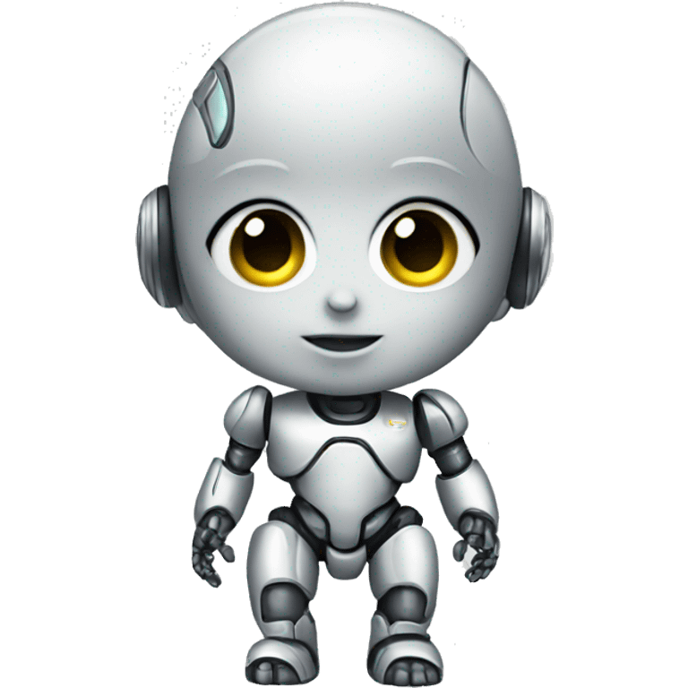 A robot baby emoji