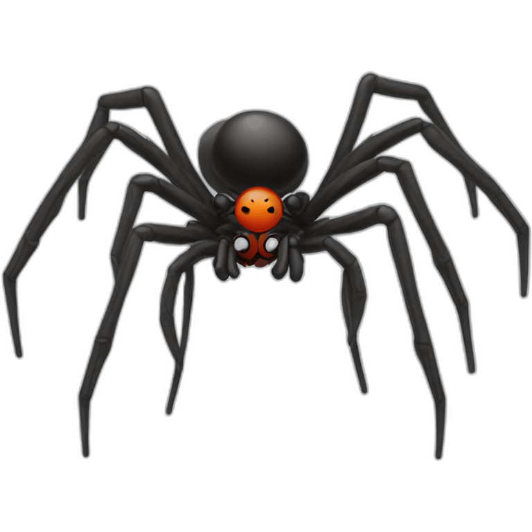 Spider with human legs emoji