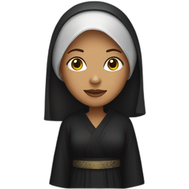 Woman in abaya emoji