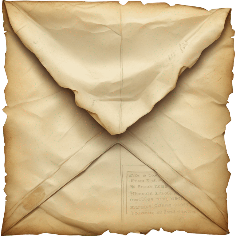 Dusty envelope emoji