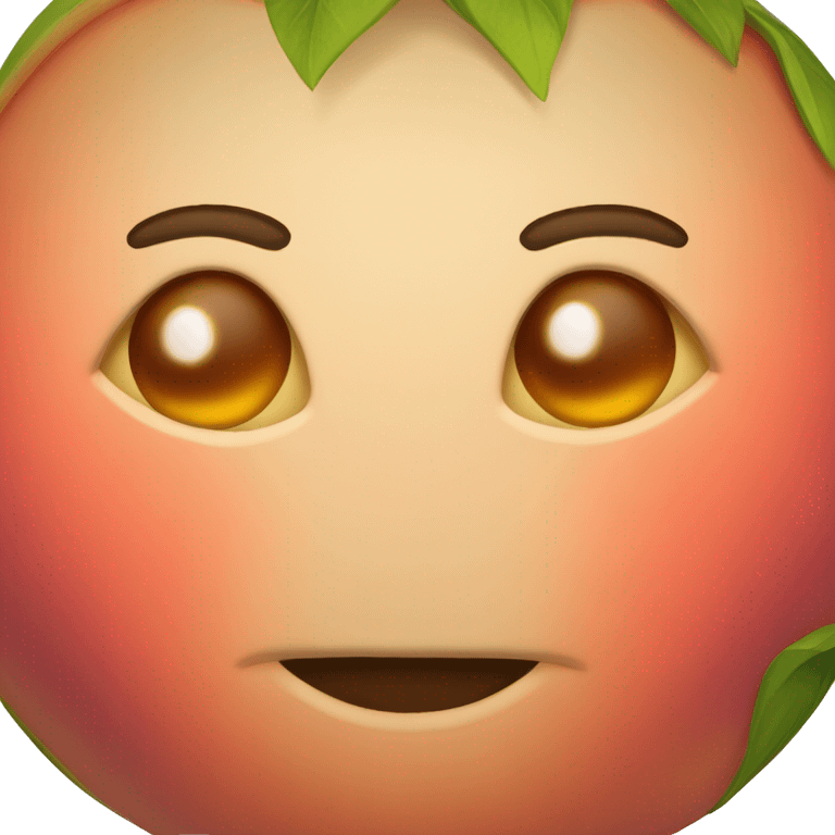 Sunburnt peach emojo emoji