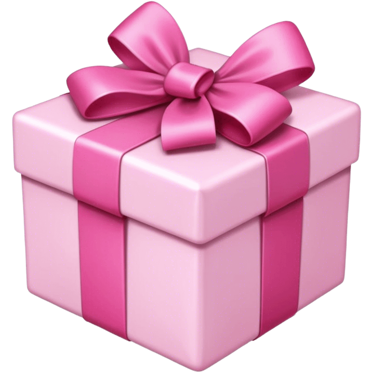 present with pink bow emoji