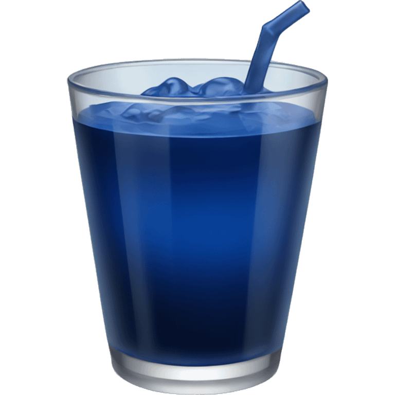 dark blue drink emoji