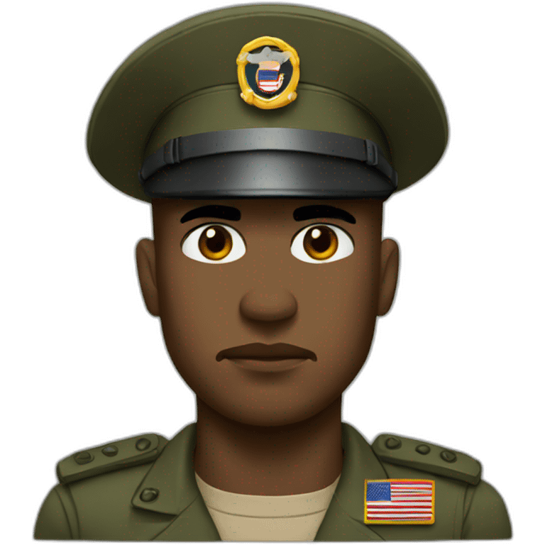 US MARINE serious face emoji