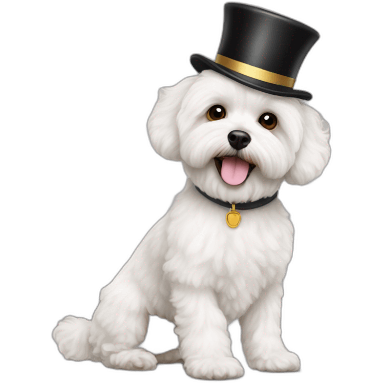 magician white maltipoo emoji