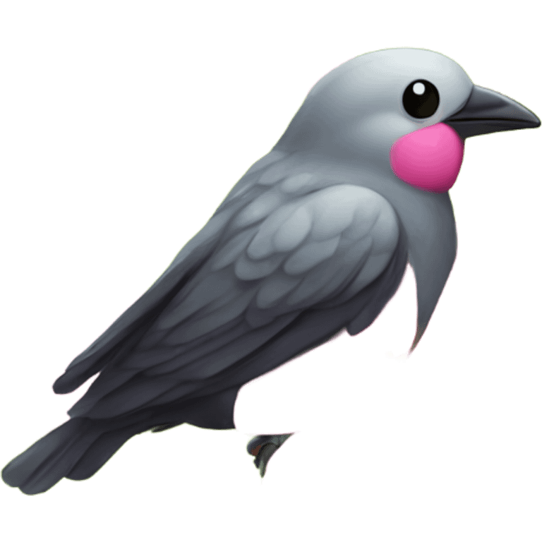 Flowers pink germiona bird emoji