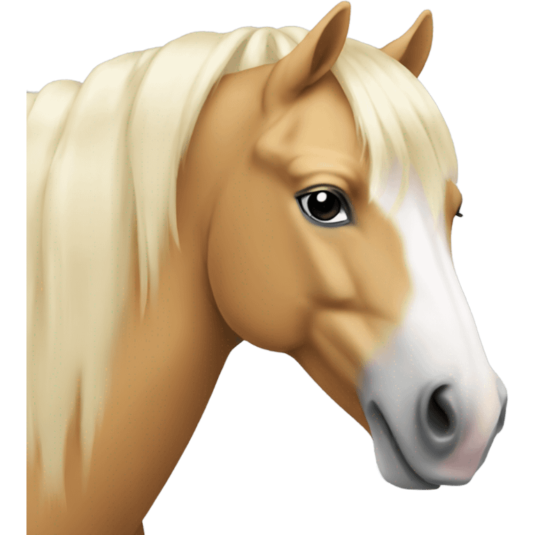 Palomino horse emoji