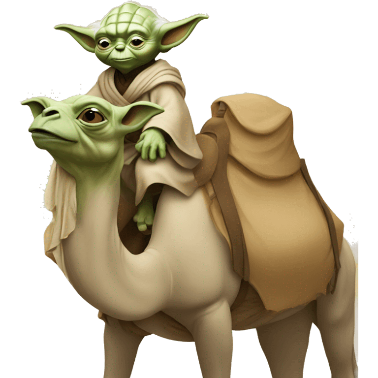 yoda on camel emoji