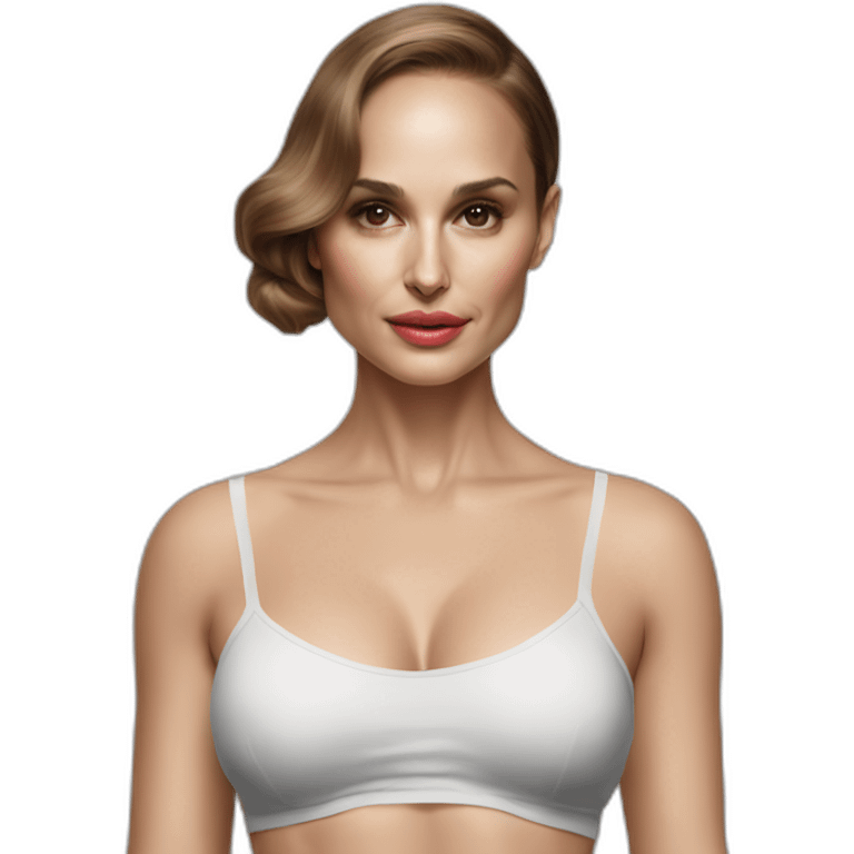 sexy natalie portman posing anatomy body art class emoji