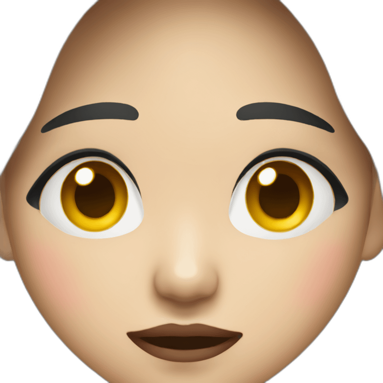 asian woman nosebleeding emoji