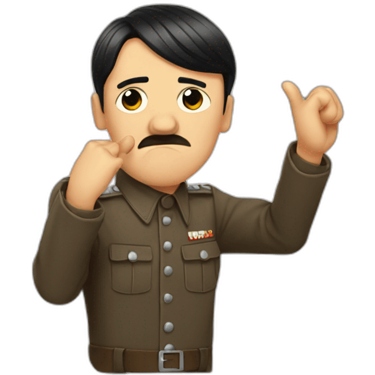 hitler dab emoji