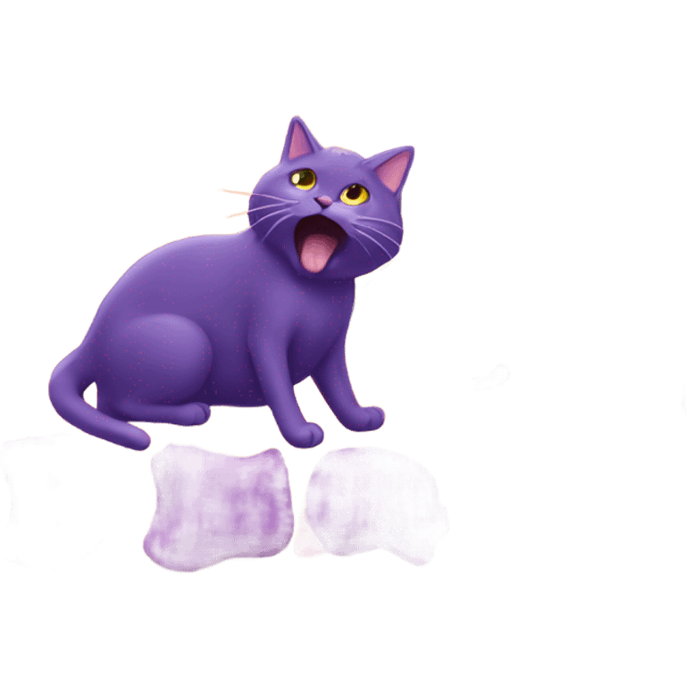 Cat eating takis emoji