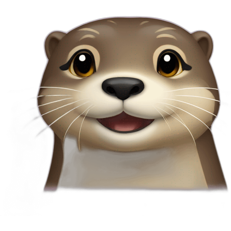 Une loutre emoji