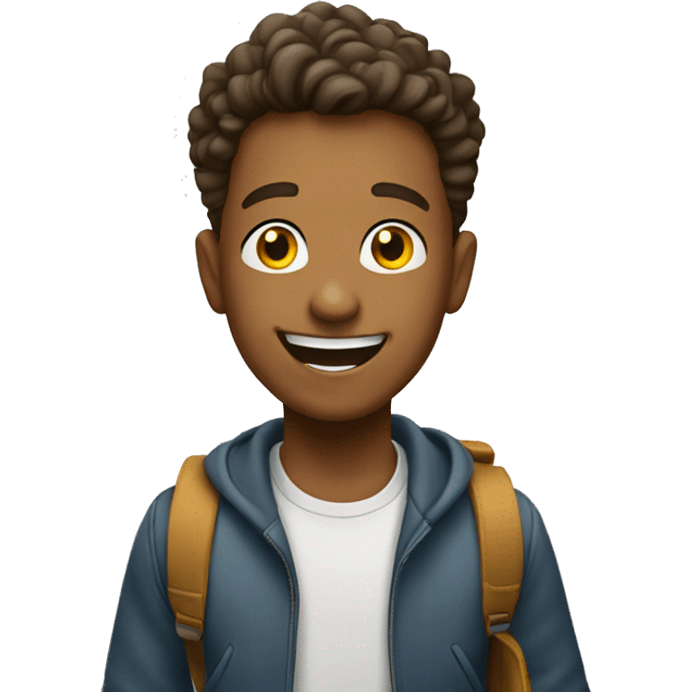 excited student emoji