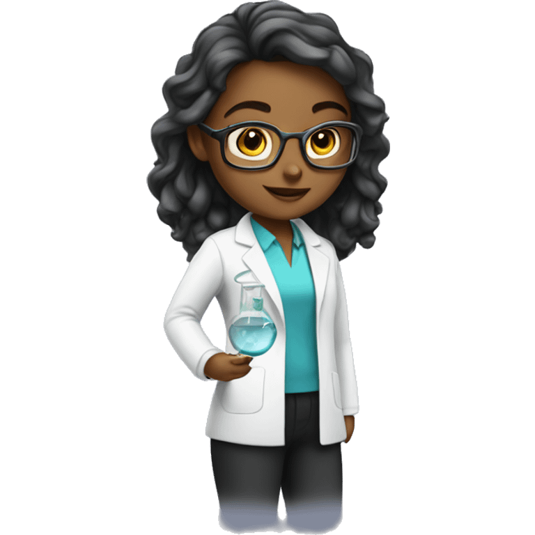 Girly scientist emoji