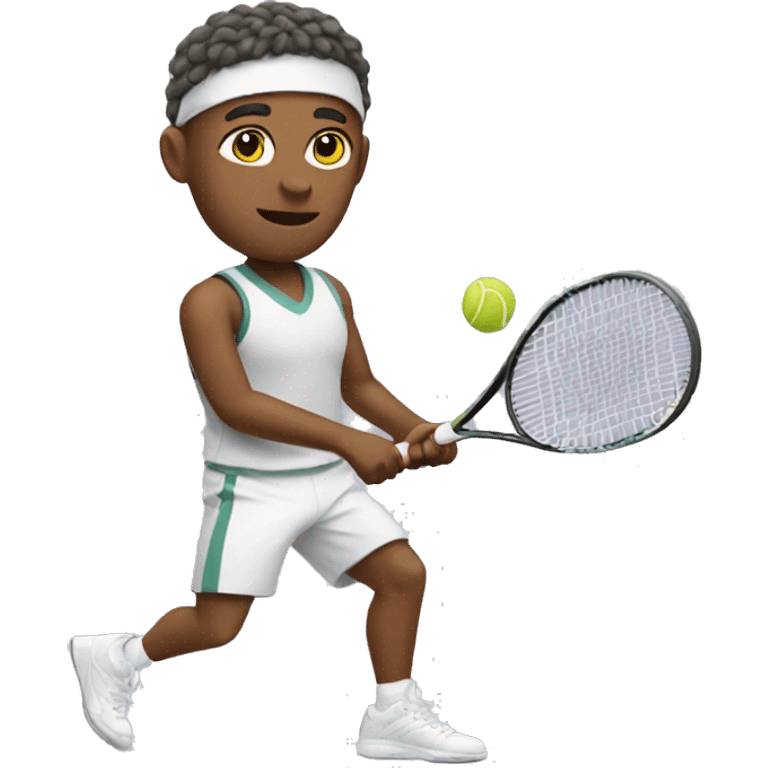 Tennis player without an arm emoji