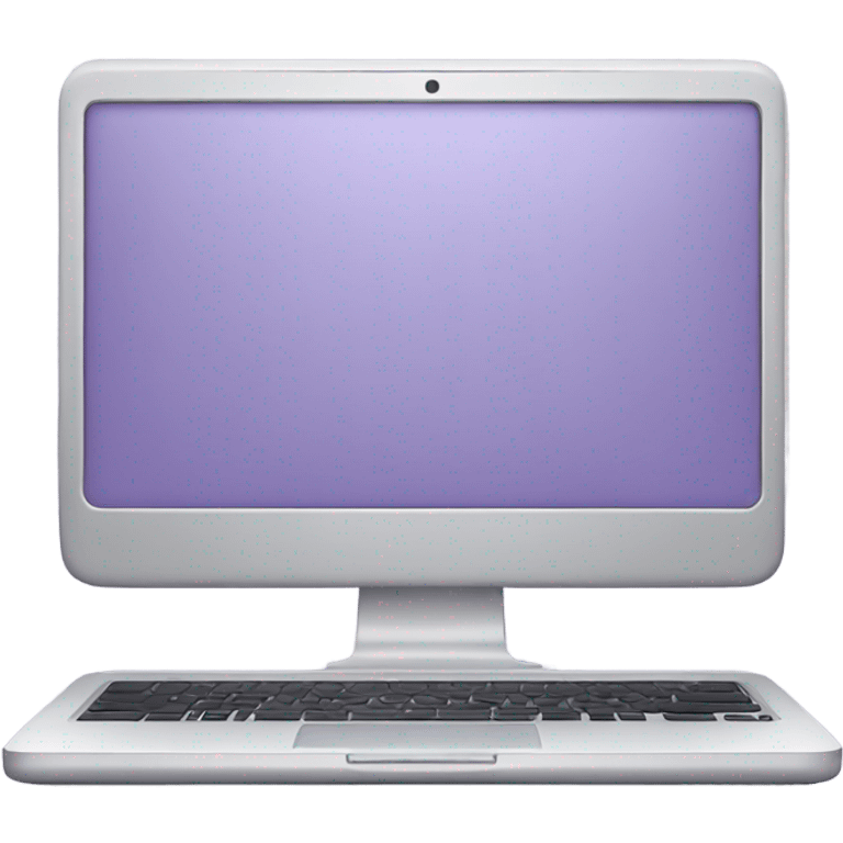 light purple laptop emoji