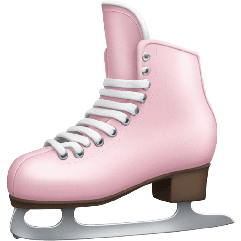 pastel pink ice skates emoji