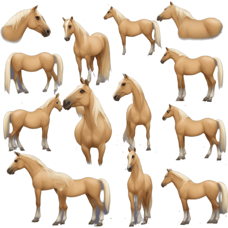 Ahal teke horses emoji