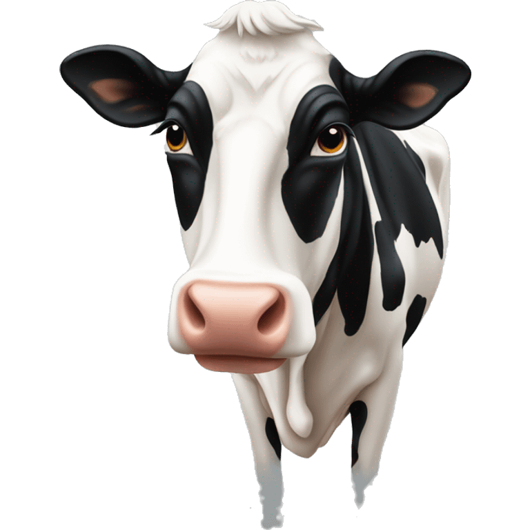 holstein cow side emoji