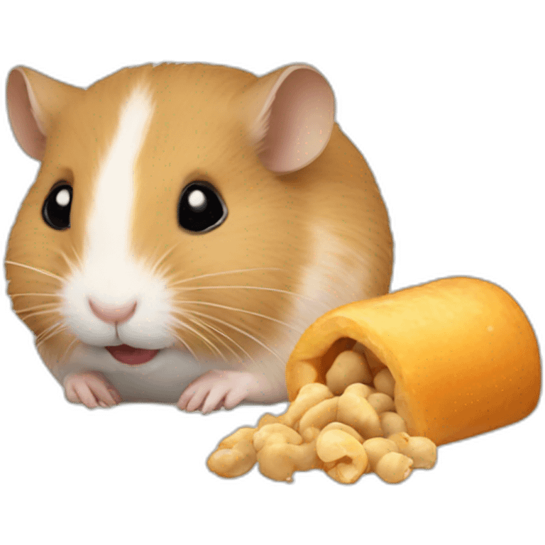 Hamster-eating-peanut emoji