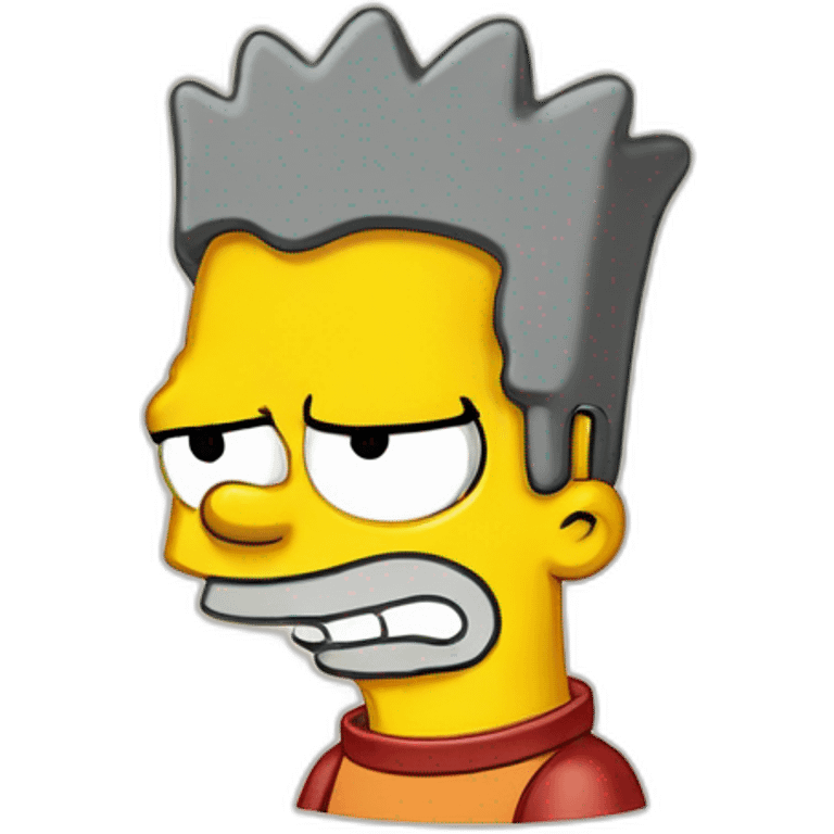 Bart simpson from "the simpson" show emoji