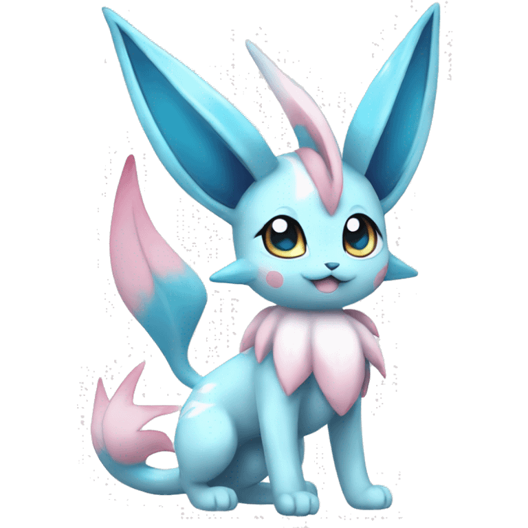 Sylveon-Glaceon-Vaporeon full body emoji