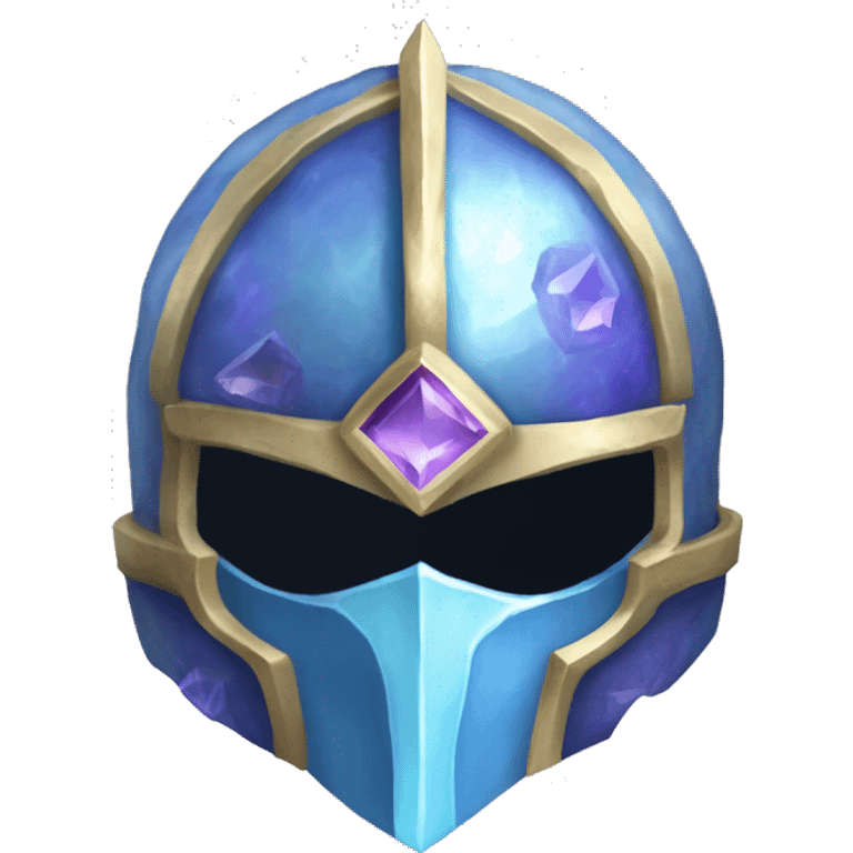 crystal geode paladin helmet emoji