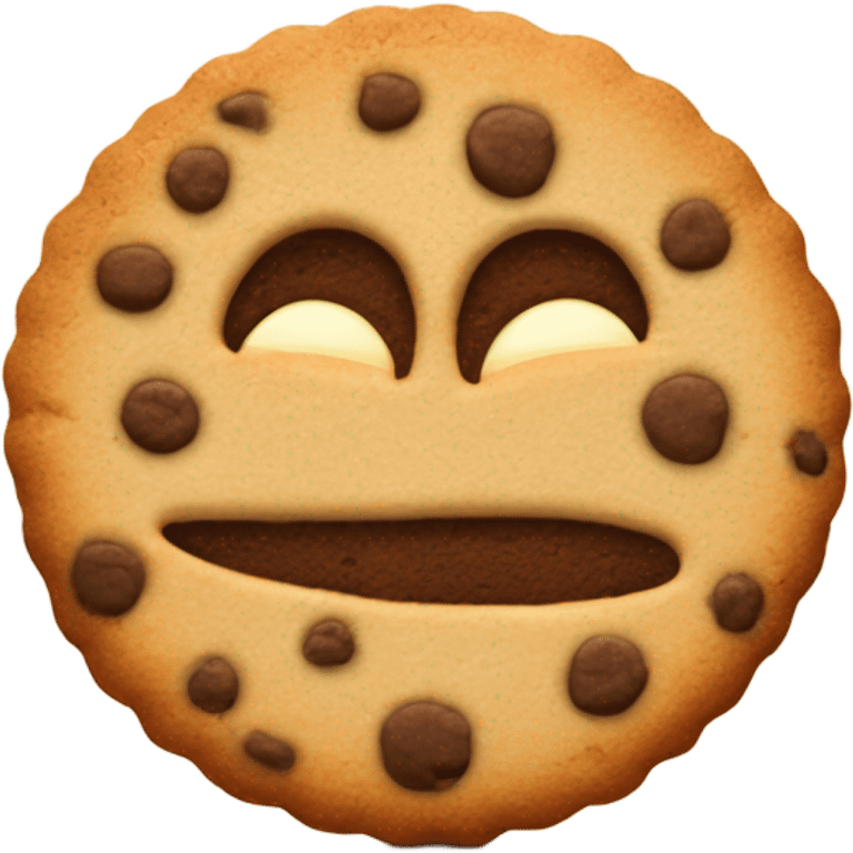 cookie with dollar sign emoji