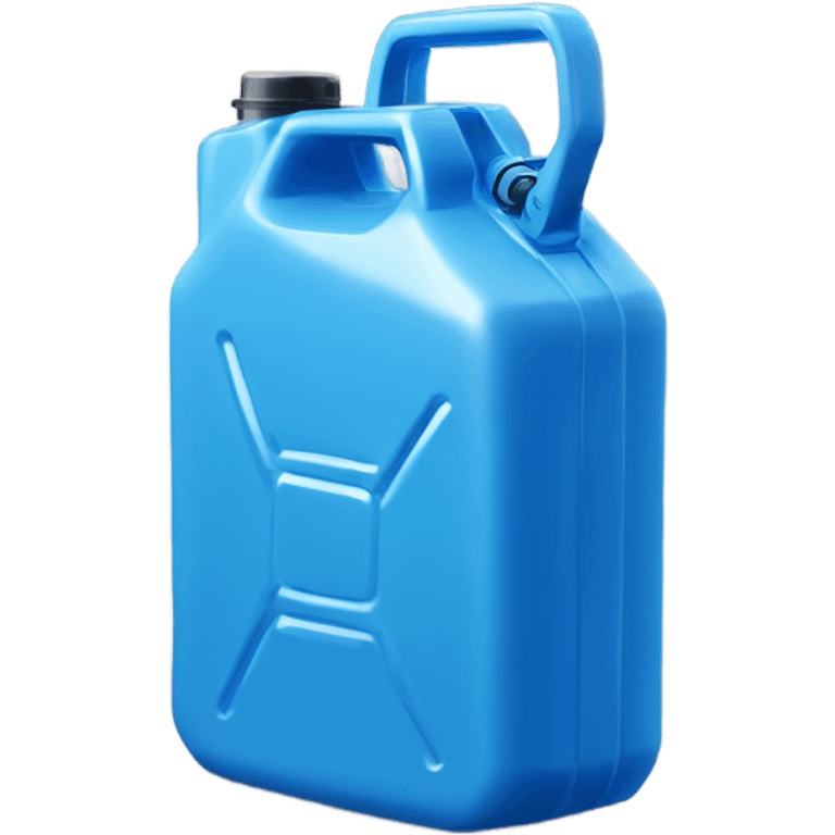 Blue plastic Jerry can emoji