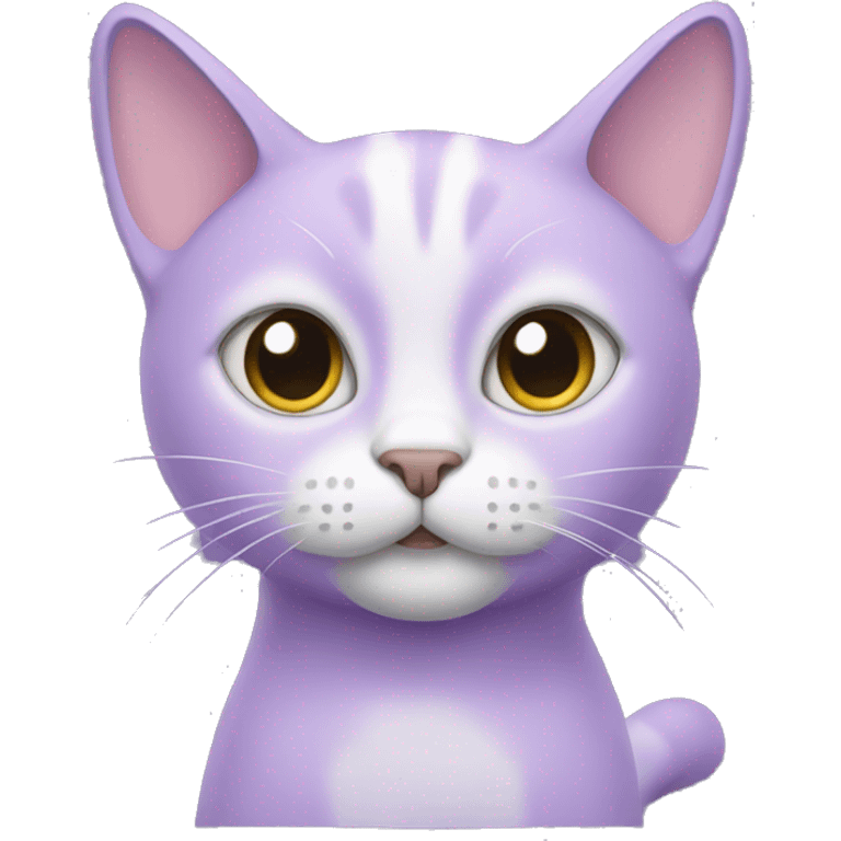 light purple cat emoji