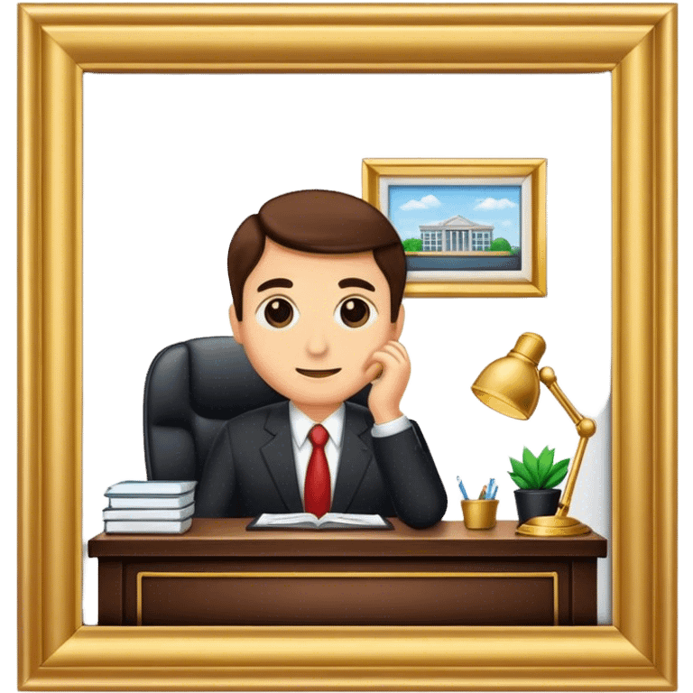 A rich office emoji