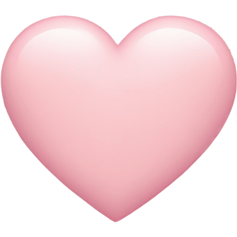 light pink heart emoji