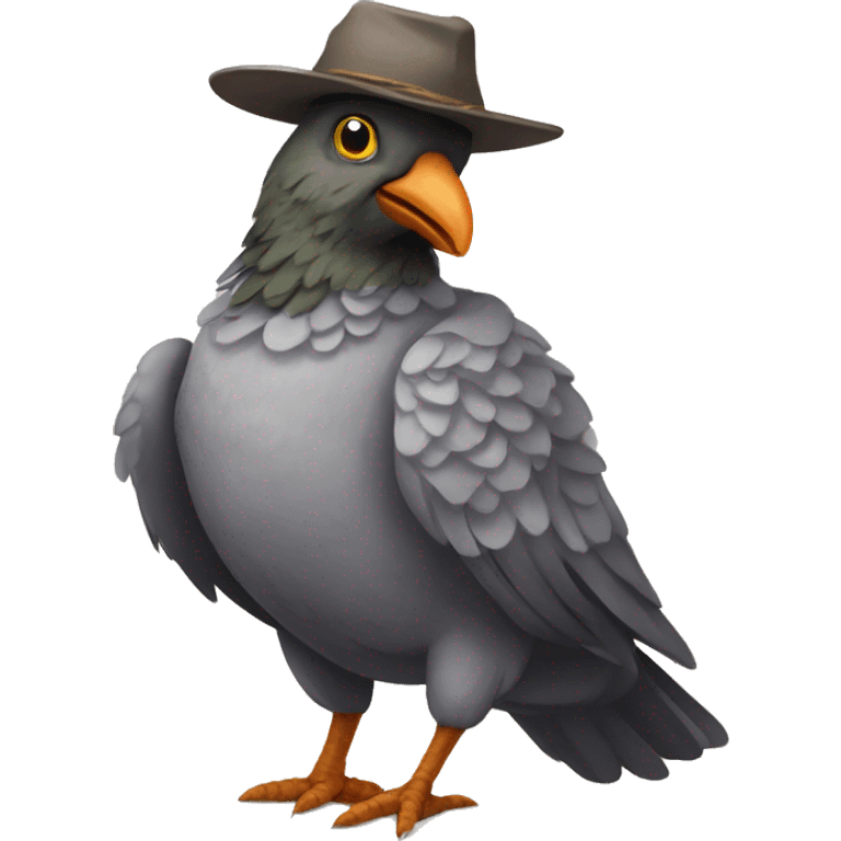 scarecrow pigeon  emoji