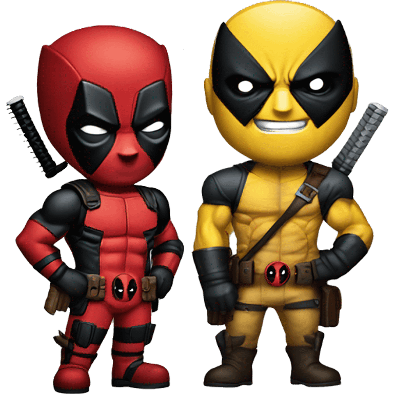 Deadpool and wolverine emoji