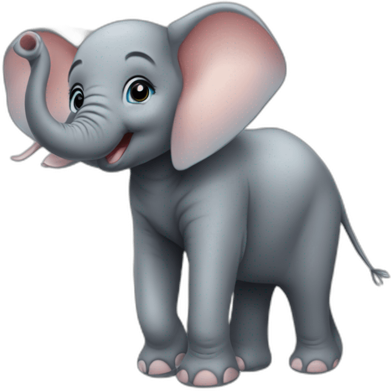 Baby Elephant in a mall emoji