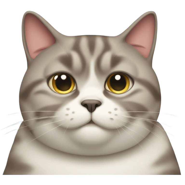 Extremly overly obese cat  emoji