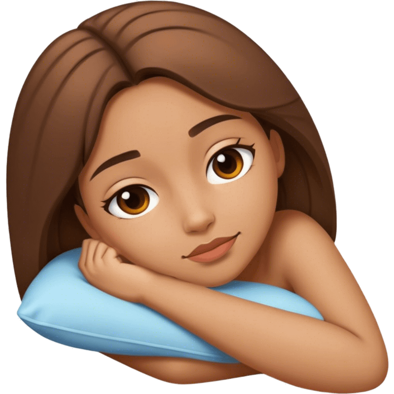 girl resting emoji