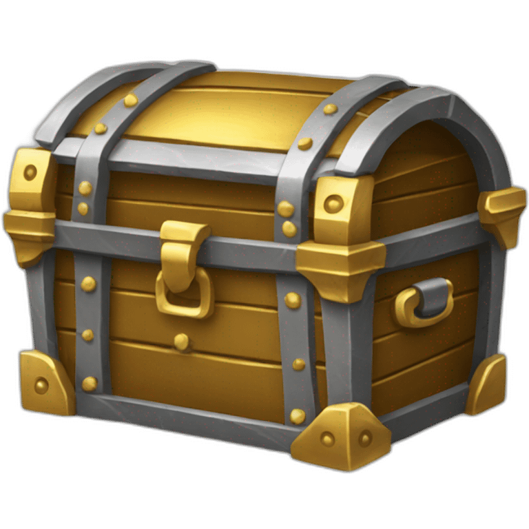 Broke gold chest emoji