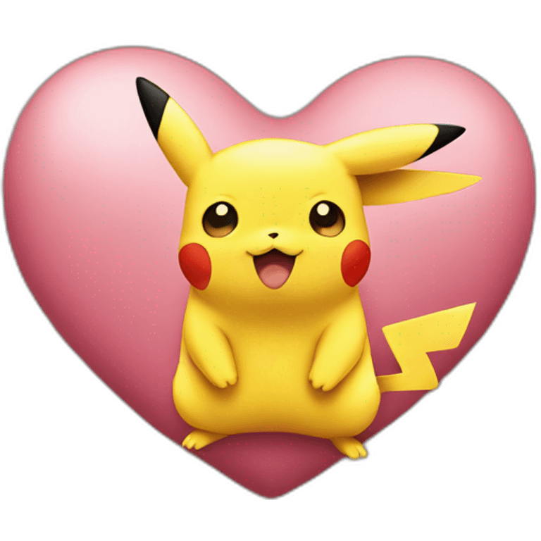 Pikachu Heart emoji