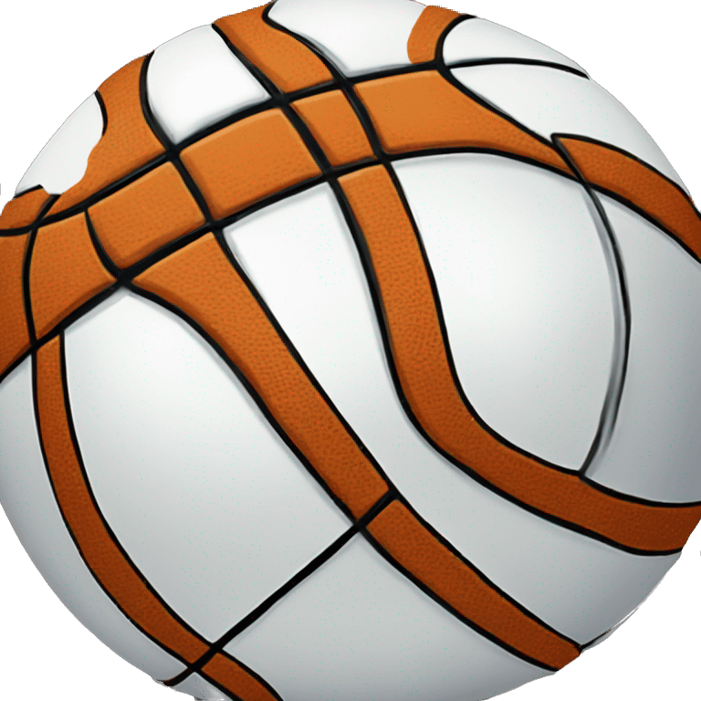 bola de basquete caindo dentro do balde emoji