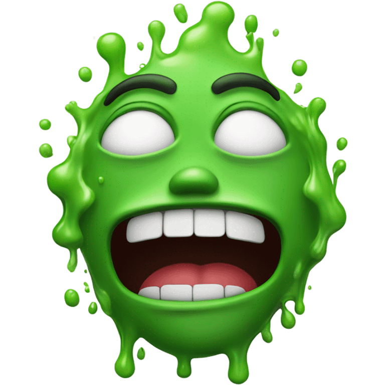 green face vomiting  emoji