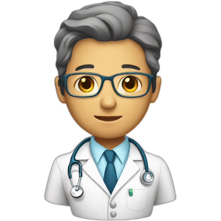 doctor wearing suit emoji