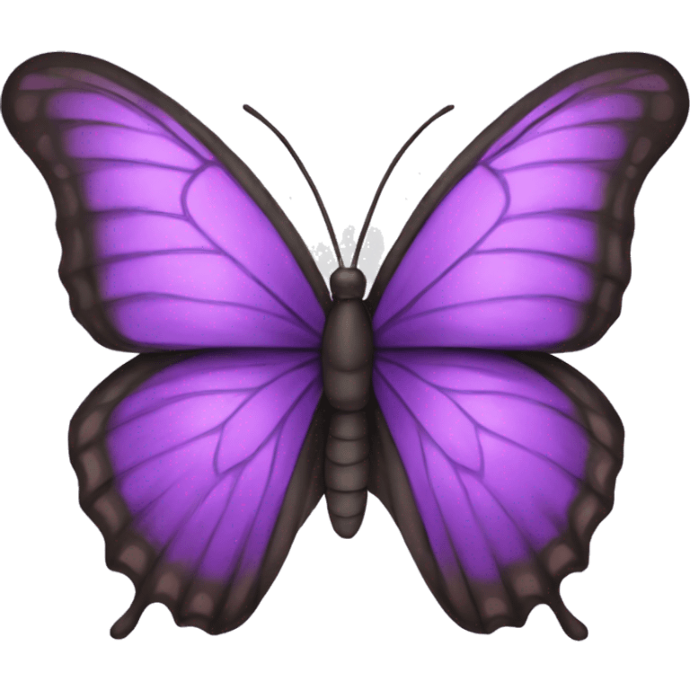 Purple butterfly emoji