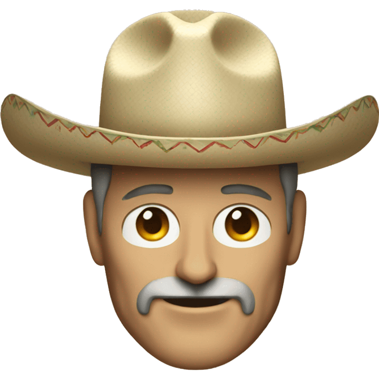 Steve jobs with mexican sombrero emoji