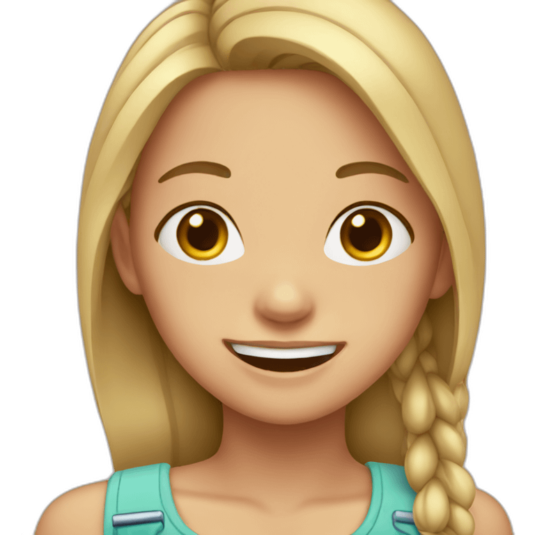 girl with braces emoji