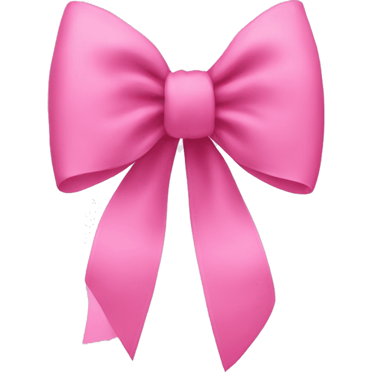 A pink bow emoji