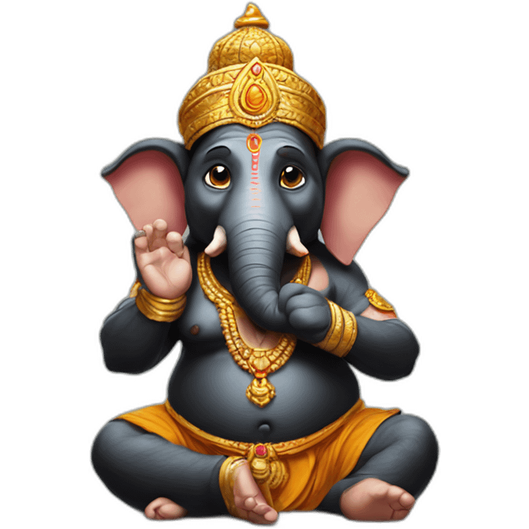 Lord ganesha if he was a chimpanzee emoji