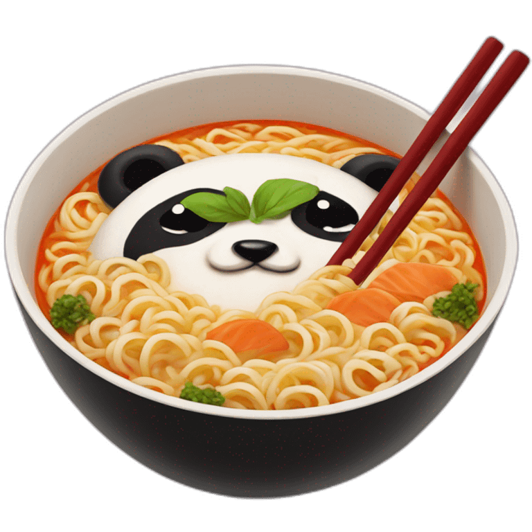 panda ramen emoji